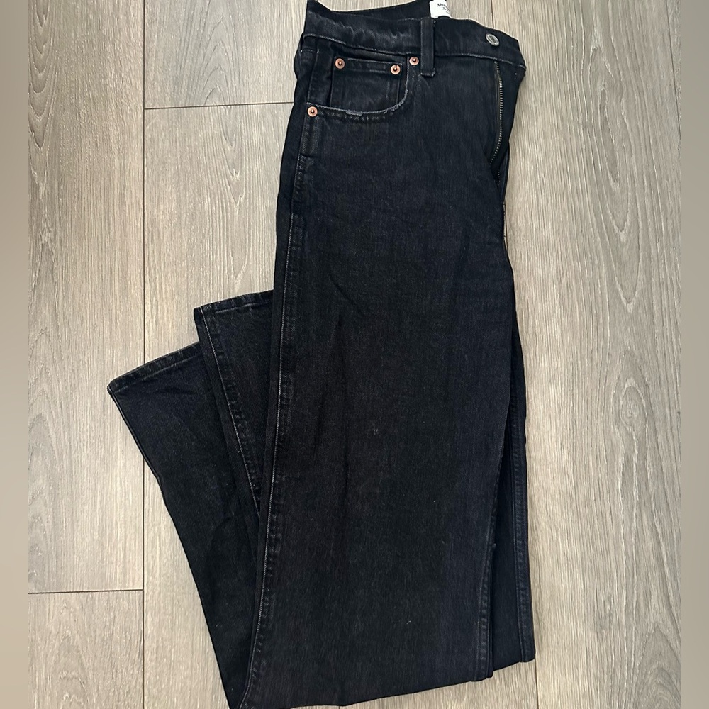 Abercrombie & Fitch Women's Black High Rise Jeans